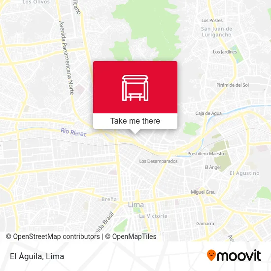 El Águila map
