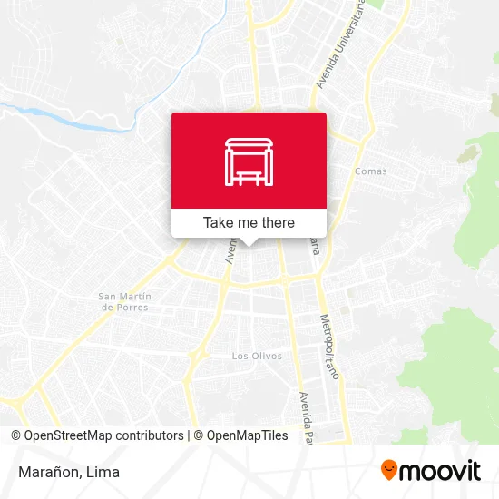 Marañon map