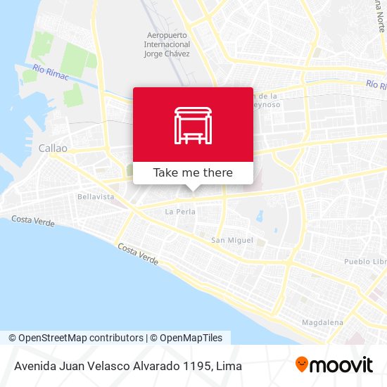 Avenida Juan Velasco Alvarado 1195 map