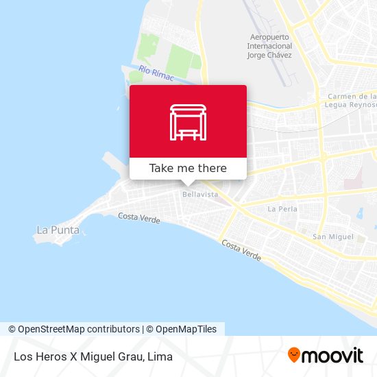 Mapa de Los Heros X Miguel Grau