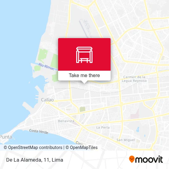 De La Alameda, 11 map