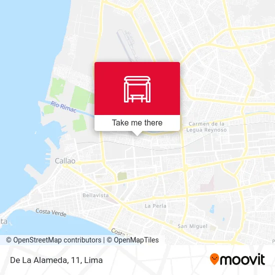 De La Alameda, 11 map