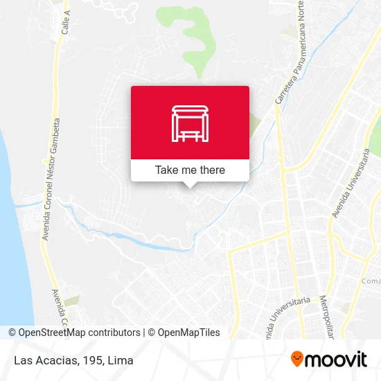 Las Acacias, 195 map