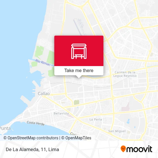 De La Alameda, 11 map