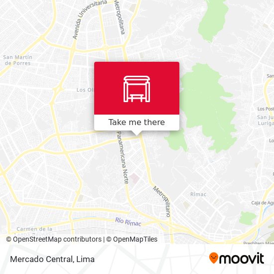 Mercado Central map