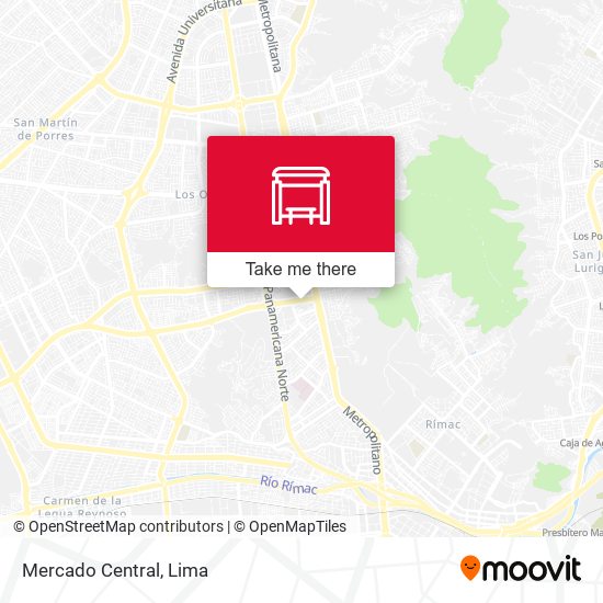 Mercado Central map