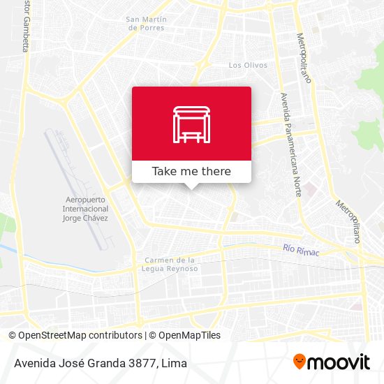 Avenida José Granda 3877 map