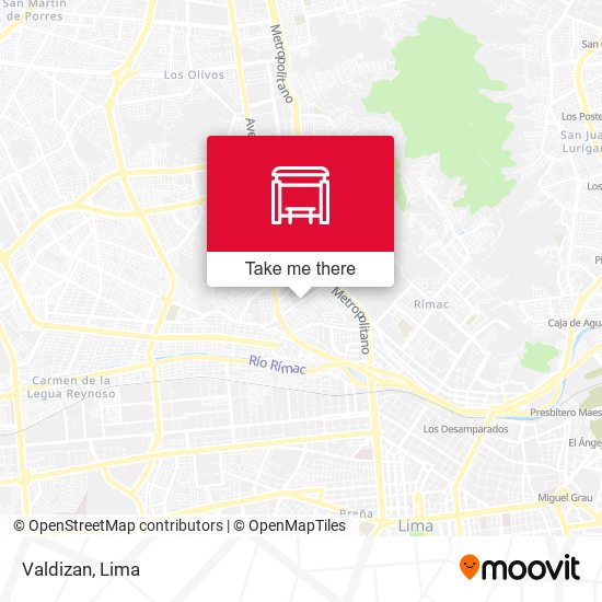 Valdizan map