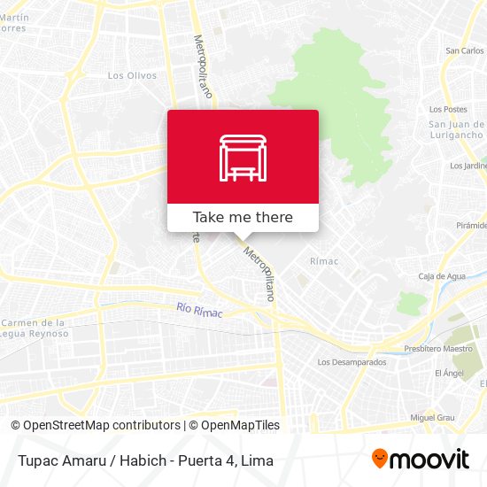 Tupac Amaru / Habich - Puerta 4 map