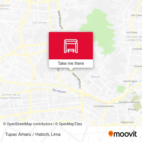 Tupac Amaru / Habich map