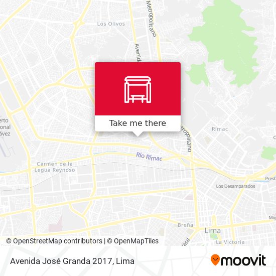 Mapa de Avenida José Granda 2017