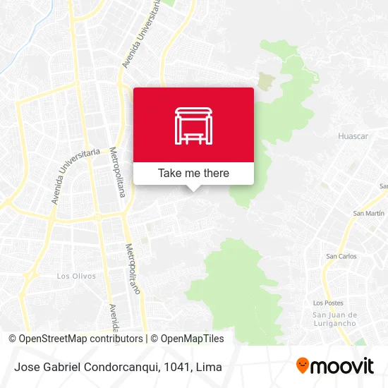 Jose Gabriel Condorcanqui, 1041 map