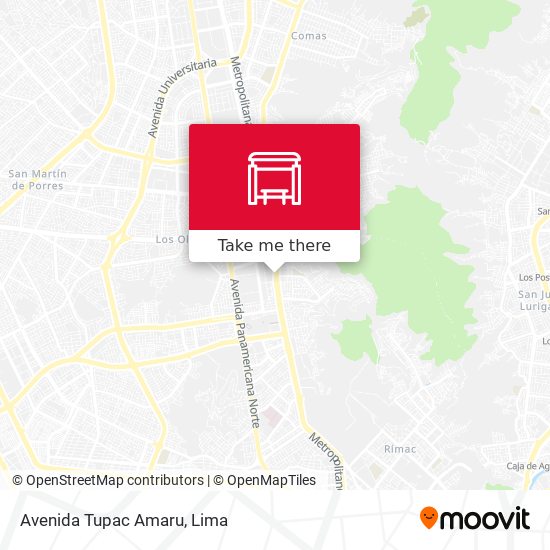 Mapa de Avenida Tupac Amaru