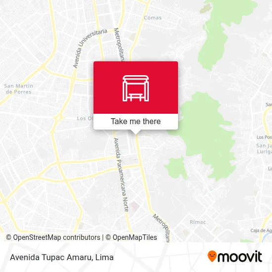 Avenida Tupac Amaru map