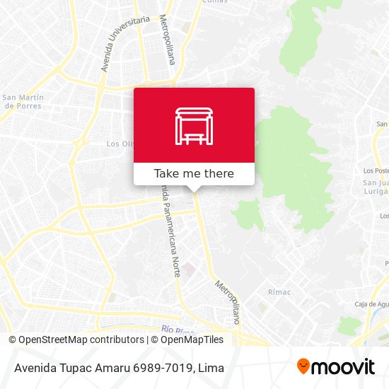 Avenida Tupac Amaru 6989-7019 map