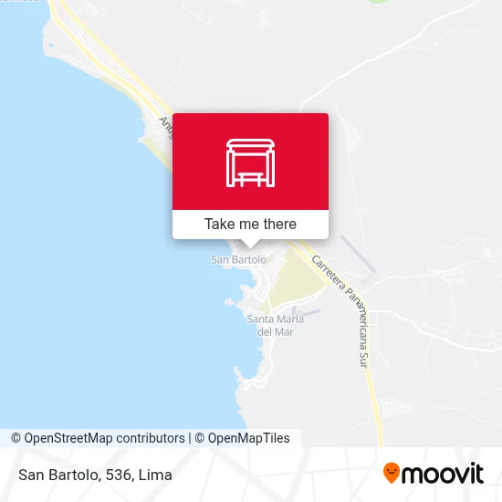 San Bartolo, 536 map