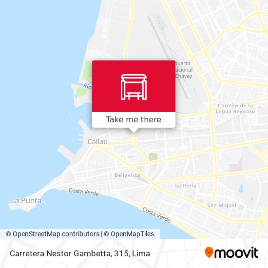 Carretera Nestor Gambetta, 315 map