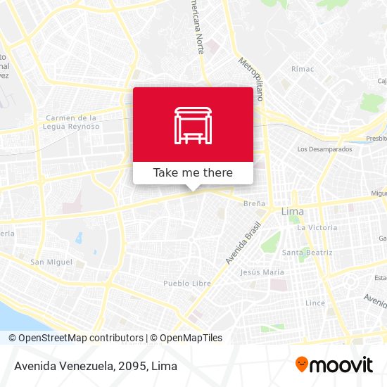 Avenida Venezuela, 2095 map