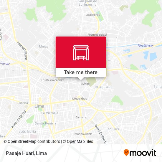 Mapa de Pasaje Huari