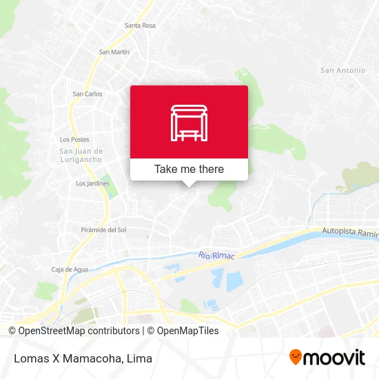 Lomas X Mamacoha map