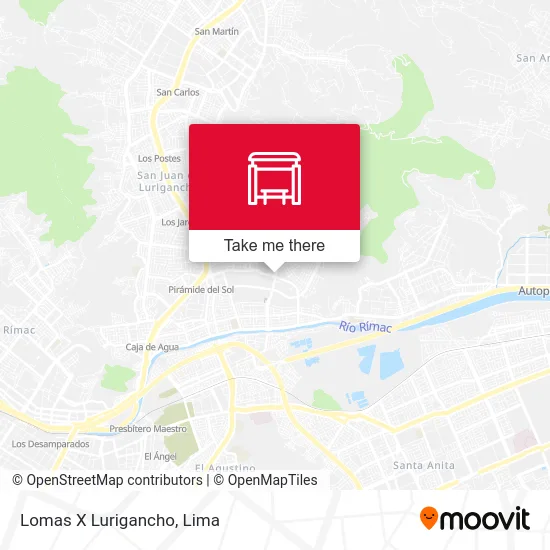 Lomas X Lurigancho map