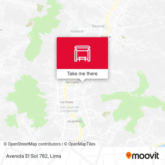 Avenida El Sol 782 map