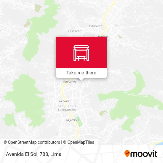 Avenida El Sol, 788 map