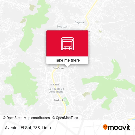 Avenida El Sol, 788 map