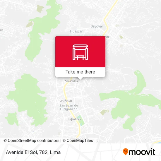 Avenida El Sol, 782 map