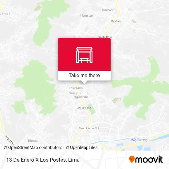 13 De Enero X Los Postes map