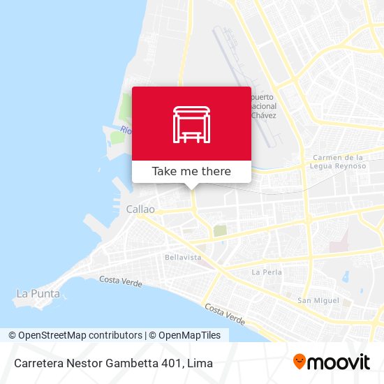 Carretera Nestor Gambetta 401 map