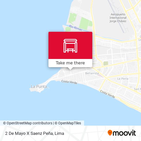 2 De Mayo X Saenz Peña map