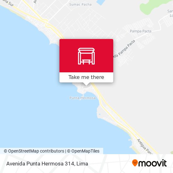Mapa de Avenida Punta Hermosa 314