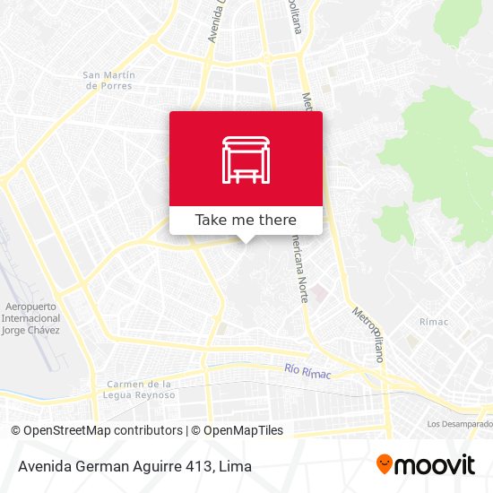 Avenida German Aguirre 413 map