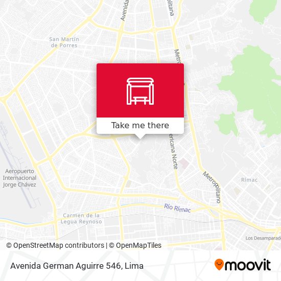 Mapa de Avenida German Aguirre 546