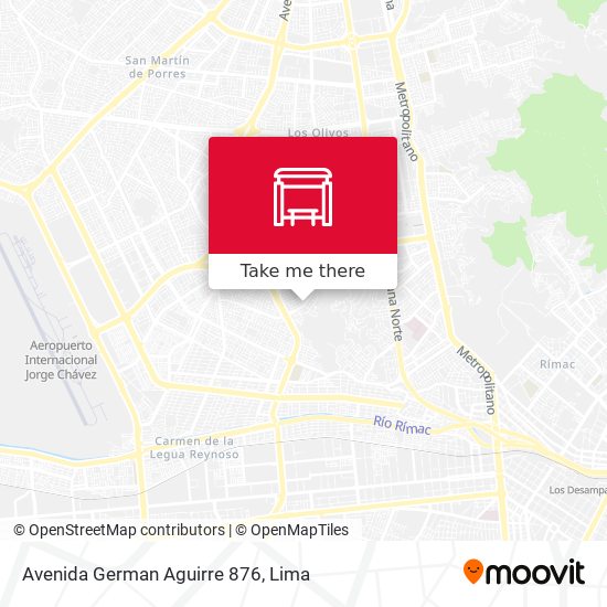 Avenida German Aguirre 876 map