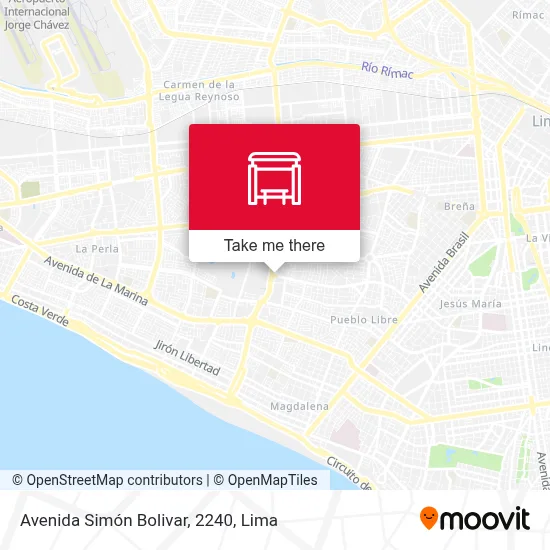 Avenida Simón Bolivar, 2240 map