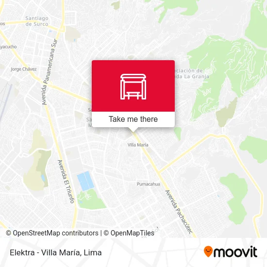 Elektra - Villa María map