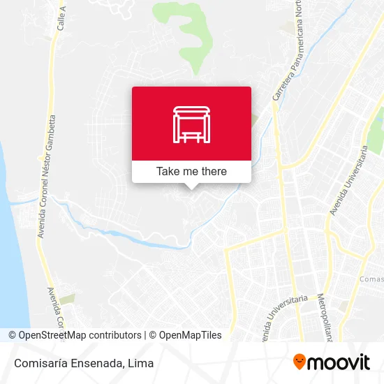 Comisaría Ensenada map