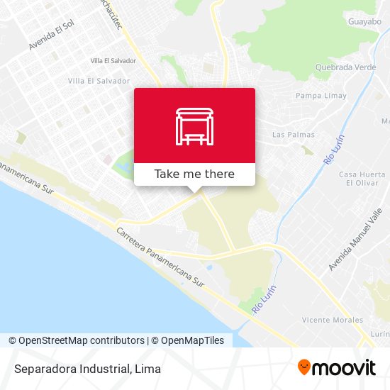 Separadora Industrial map