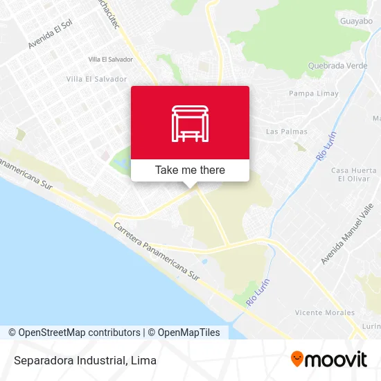 Separadora Industrial map