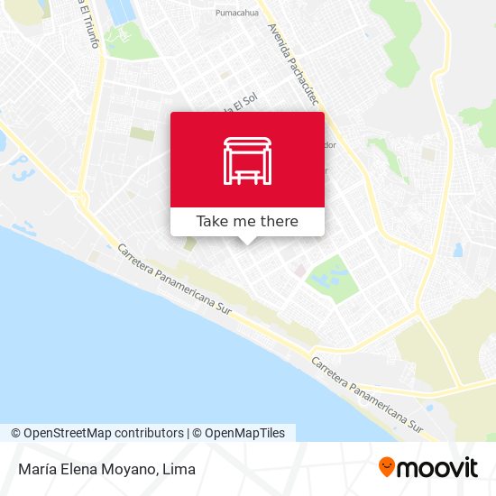 Mapa de María Elena Moyano