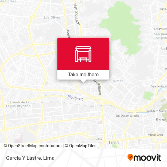 García Y Lastre map