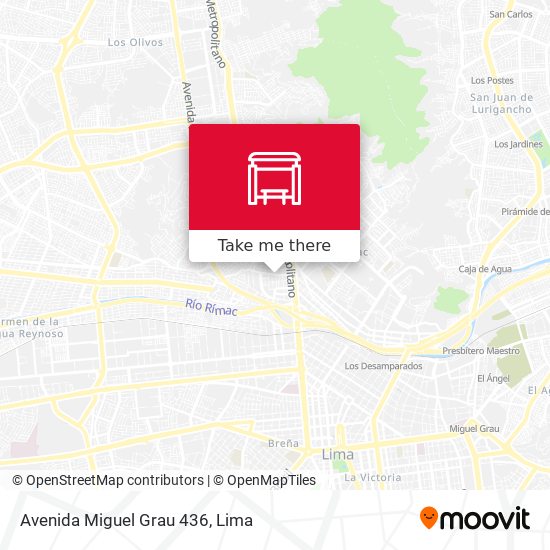 Mapa de Avenida Miguel Grau 436