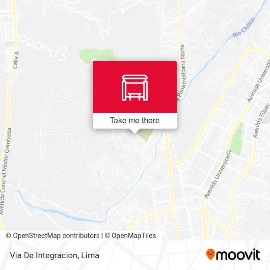 Via De Integracion map