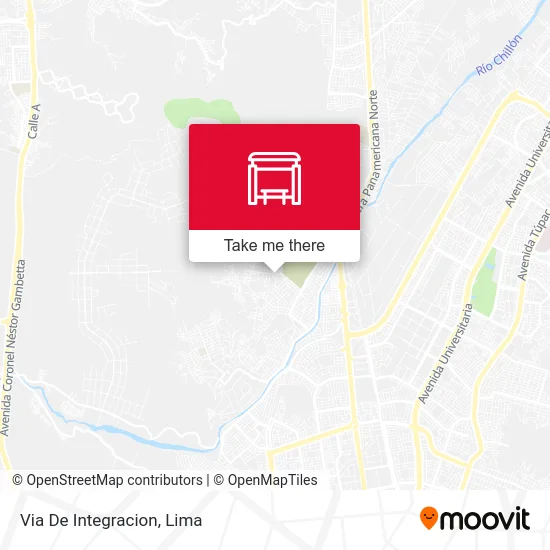 Via De Integracion map