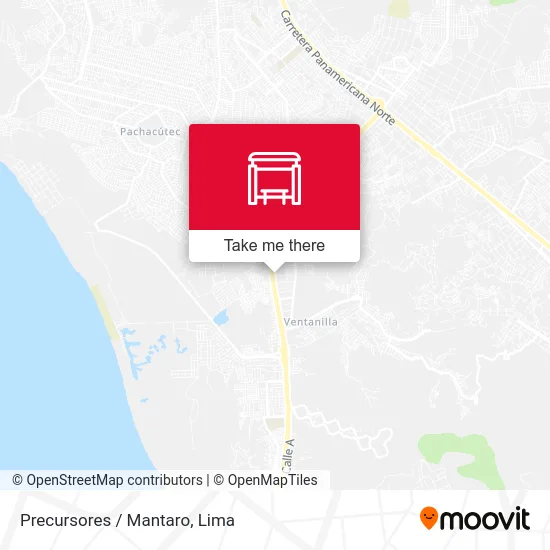 Precursores / Mantaro map