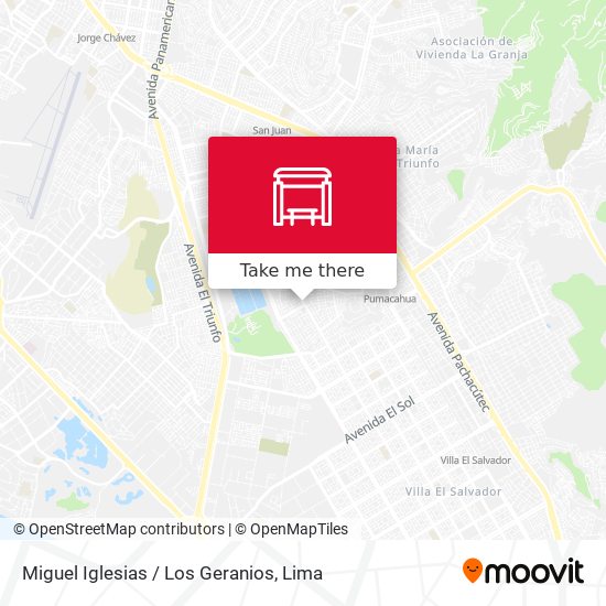 Mapa de Miguel Iglesias / Los Geranios