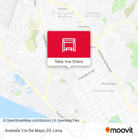 Mapa de Avenida 1ro De Mayo 20