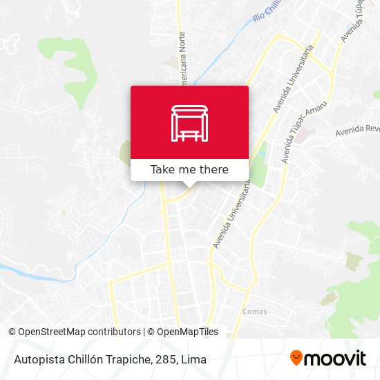 Autopista Chillón Trapiche, 285 map